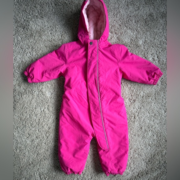 Hanna Andersson Hot Pink Kids One Piece Footie - Picture 1 of 8